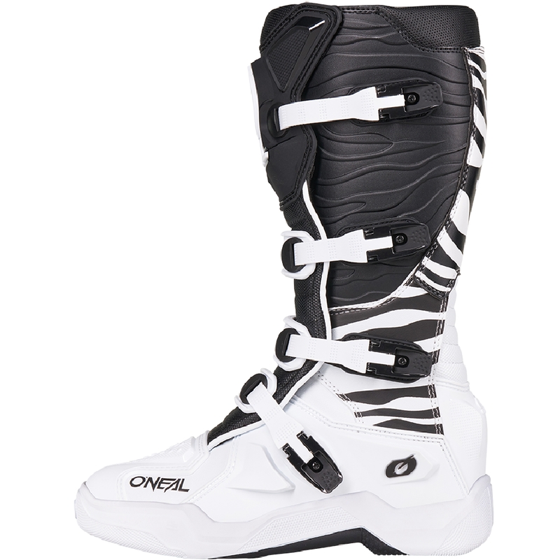O'Neal 3SRS Zebra motocrossstøvler sort-hvid