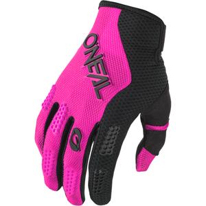 Dame motocrosshandsker O´Neal Element Racewear sort-pink