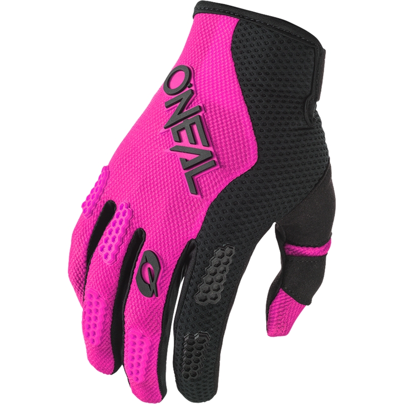 Dame motocrosshandsker O´Neal Element Racewear sort-pink