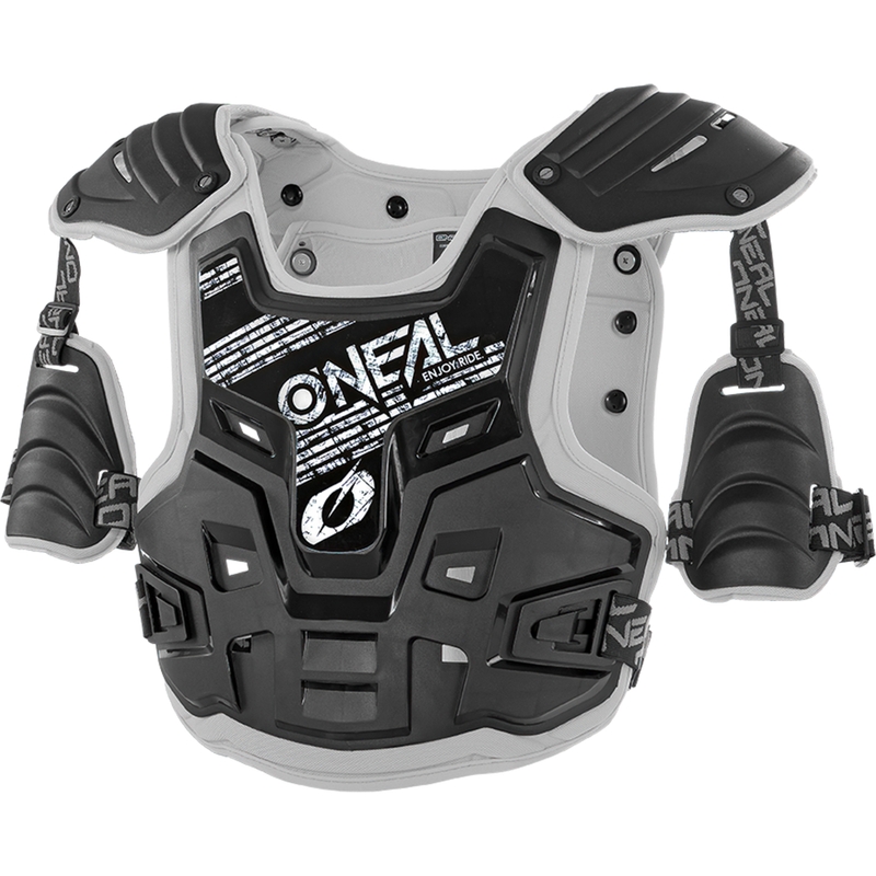 O´Neal PXR Stone Shield motorcykelbeskytter sort-grå
