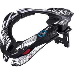 O´Neal Tron Shocker nakkebeskytter, sort-hvid