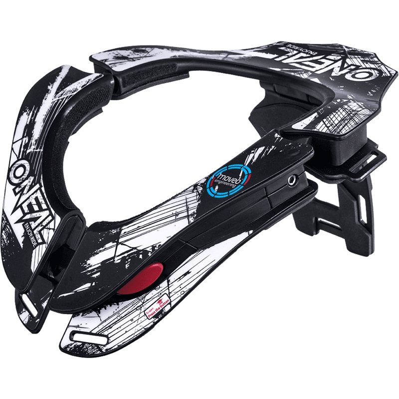 O´Neal Tron Shocker nakkebeskytter, sort-hvid
