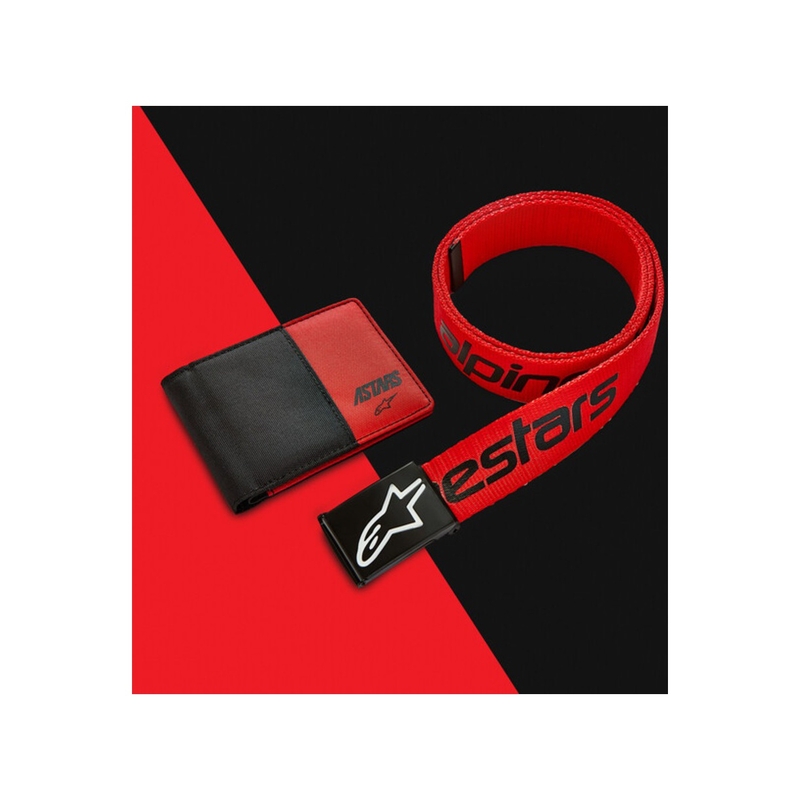 Alpinestars Linear Web Bælte sort-rød