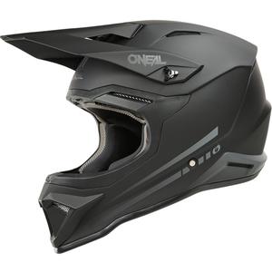Børne motocrosshjelm O'Neal 3SRS Solid matsort