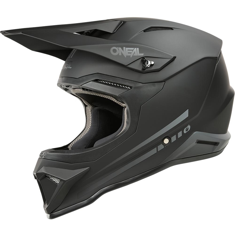 Børne motocrosshjelm O'Neal 3SRS Solid matsort