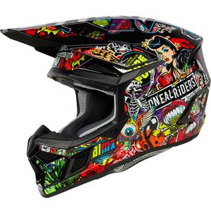 Børne motocross hjelm O'Neal 3SRS krank mat flerfarvet