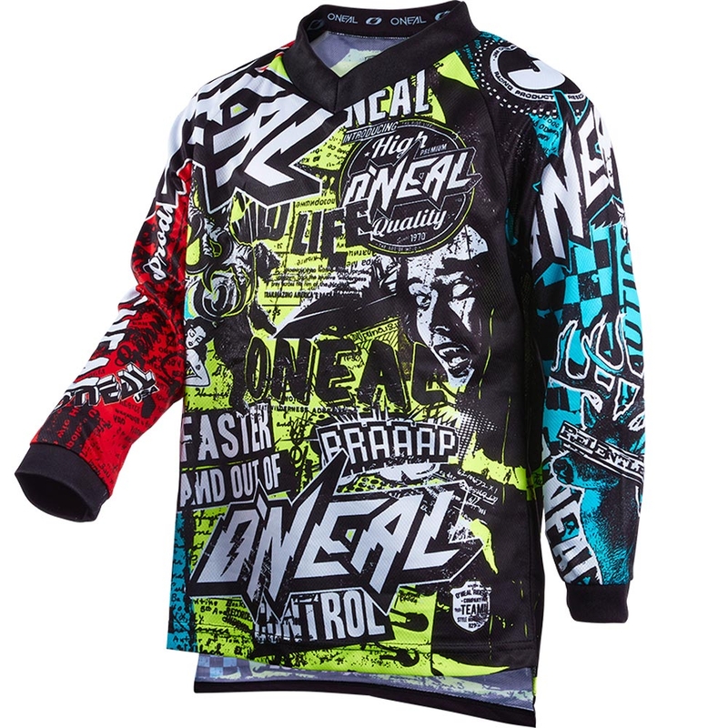 O'Neal Element Wild Børne Motocross Trøje Flerfarvet
