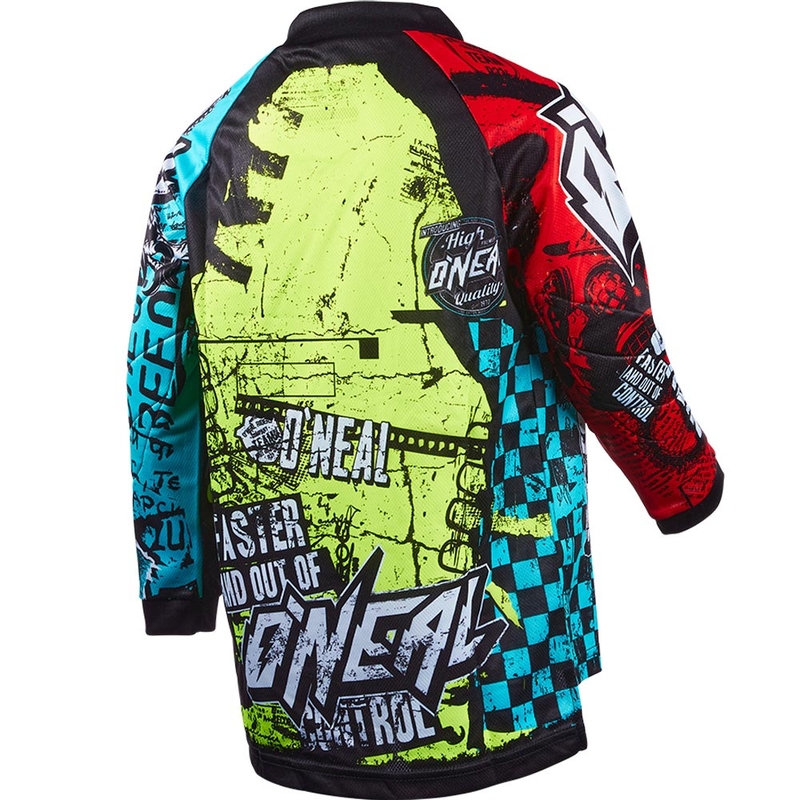 O'Neal Element Wild Børne Motocross Trøje Flerfarvet