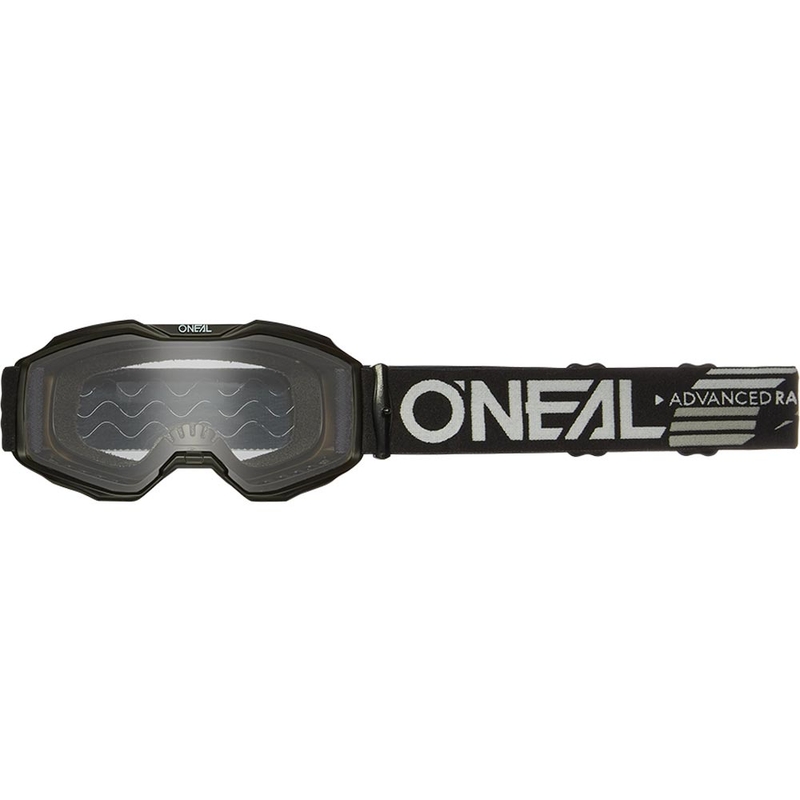 Motocrossbriller O'Neal B-10 Solid Børn, Sort med Klar Glas