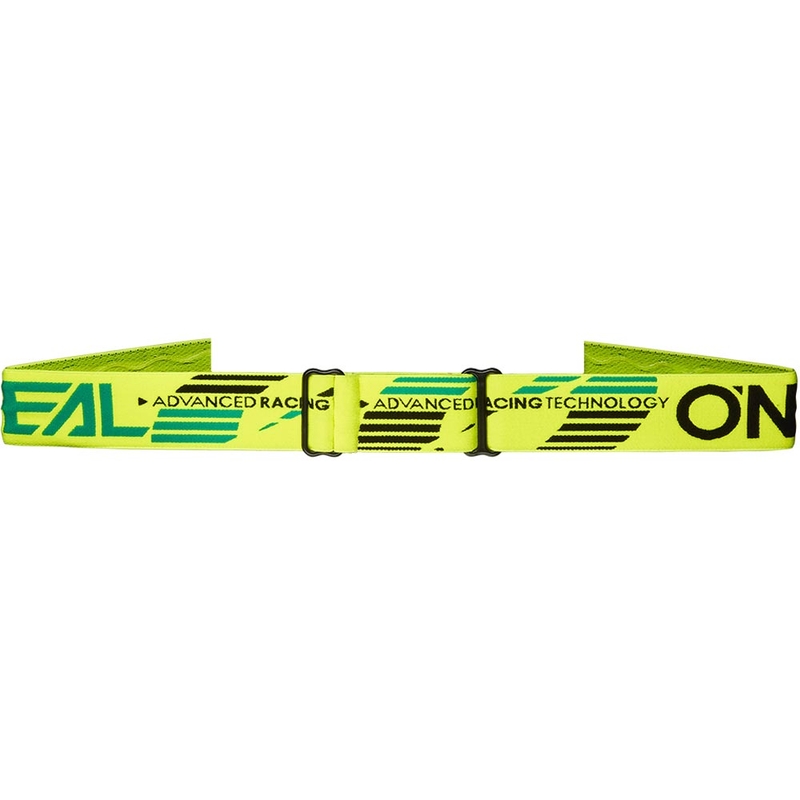 Børne motocrossbriller O'Neal B-10 Solid fluo gul med klar plexiglas