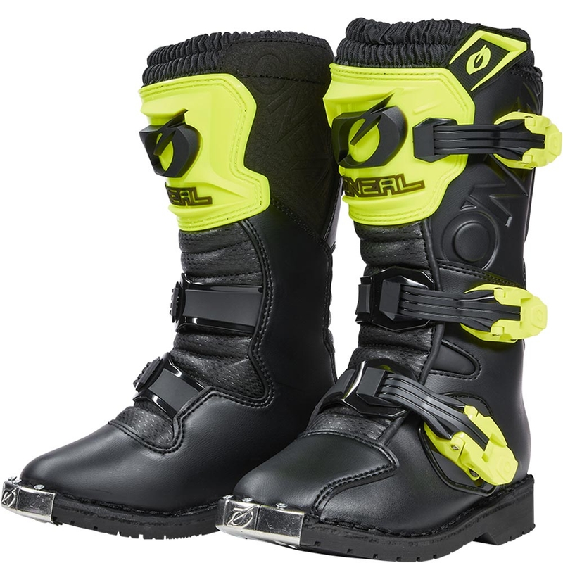 Crossstøvler O'Neal Rider PRO Børn, Sort/Fluo Gul