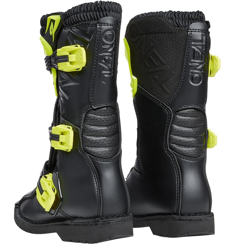Crossstøvler O'Neal Rider PRO Børn, Sort/Fluo Gul