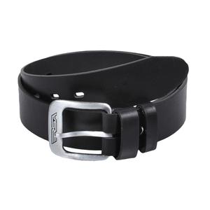 Læderbælte med spænde RSA sort