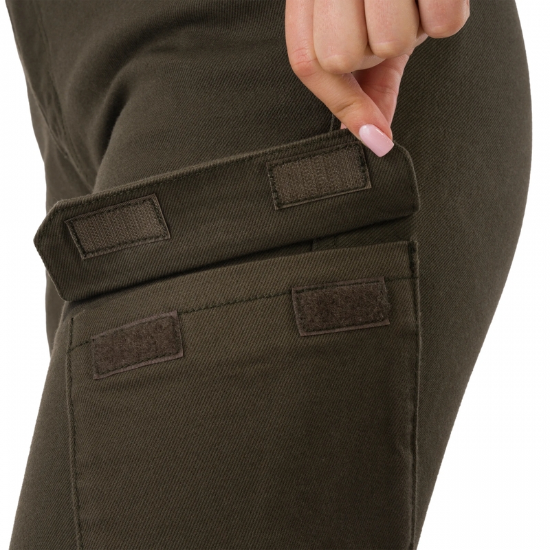 Dame motorcykeljeans Shima Recon grøn