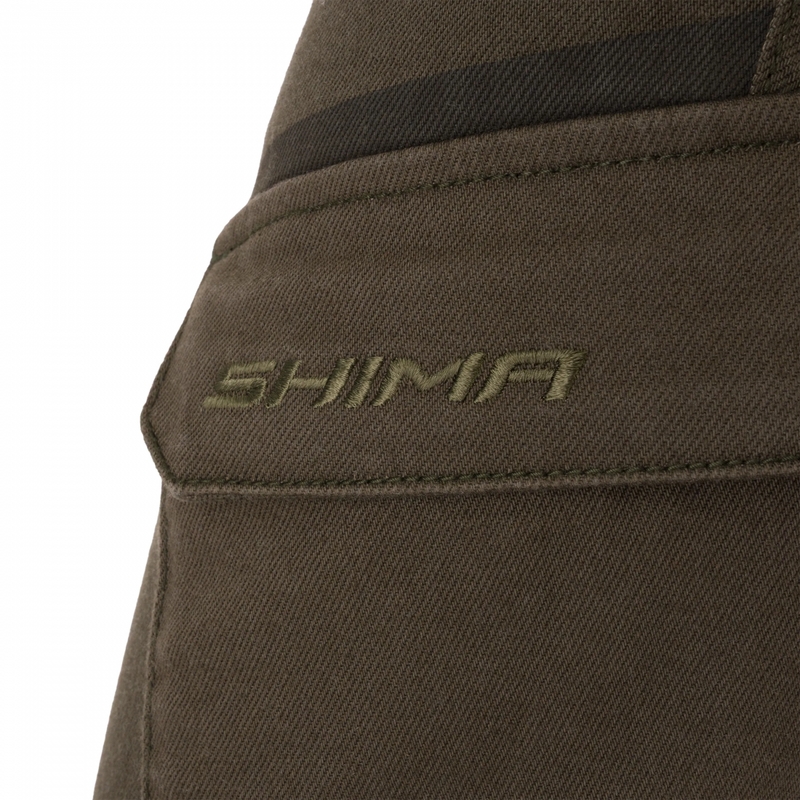 Dame cropped motorcykeljeans Shima Recon grøn