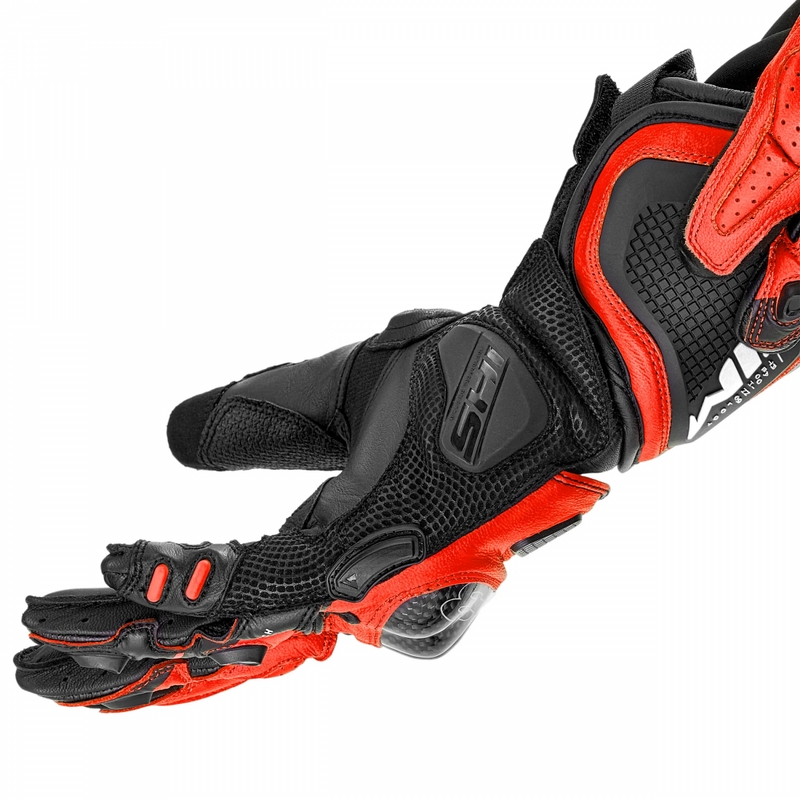 Motorcykelhandsker Shima RS-3 fluo rød