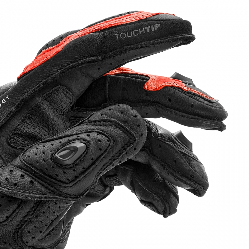 Motorcykelhandsker Shima RS-3 fluo rød
