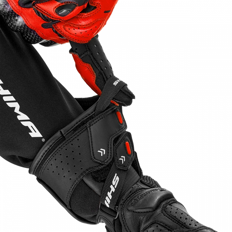 Motorcykelhandsker Shima RS-3 fluo rød