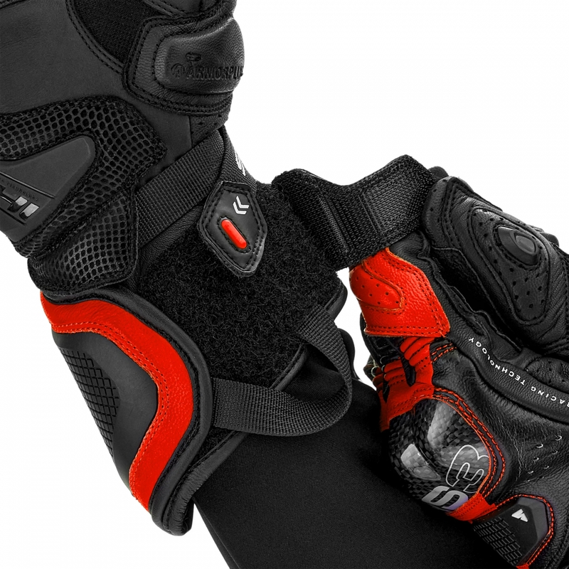 Motorcykelhandsker Shima RS-3 fluo rød