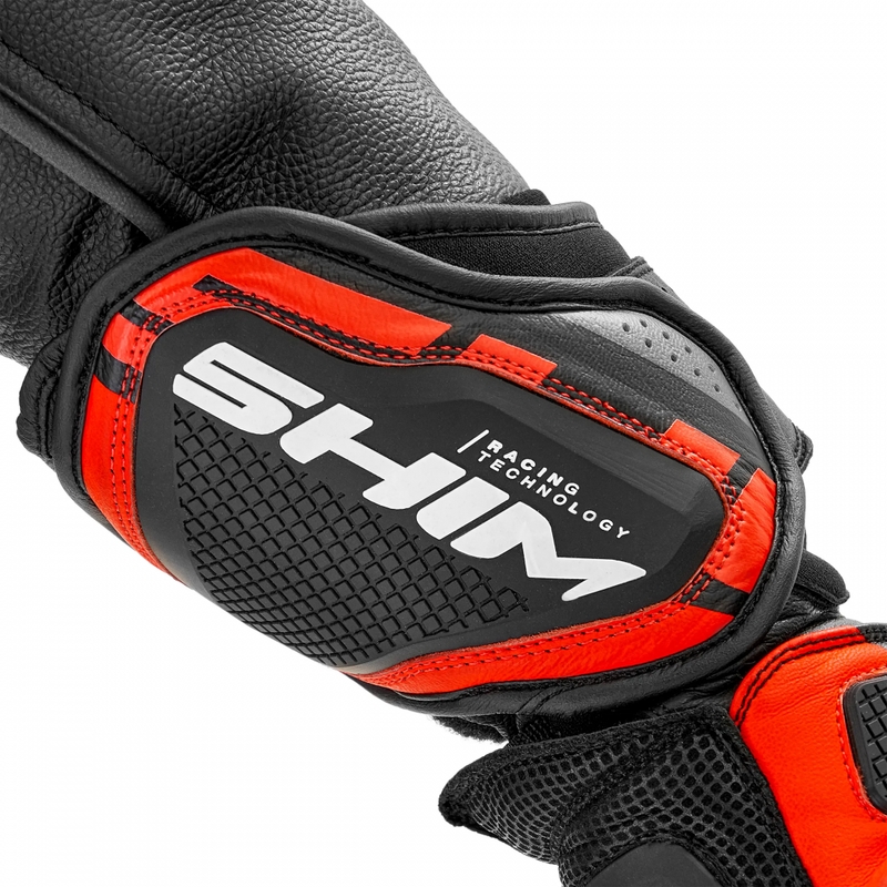 Motorcykelhandsker Shima RS-3 fluo rød