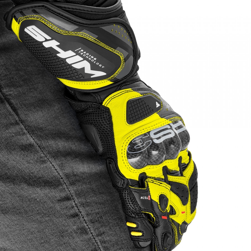 Shima RS-3 motorcykelhandsker, fluo gule