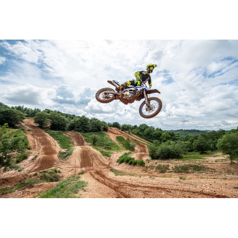Motokrosový dres Shot DEVO Ultimate černo-fluo žlutý
