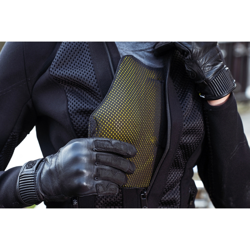 Knox Micro-Lock brystbeskytter med opgradering, sort