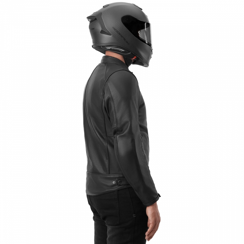 Læder motorcykeljakke Shima Hunter 3.0 sort