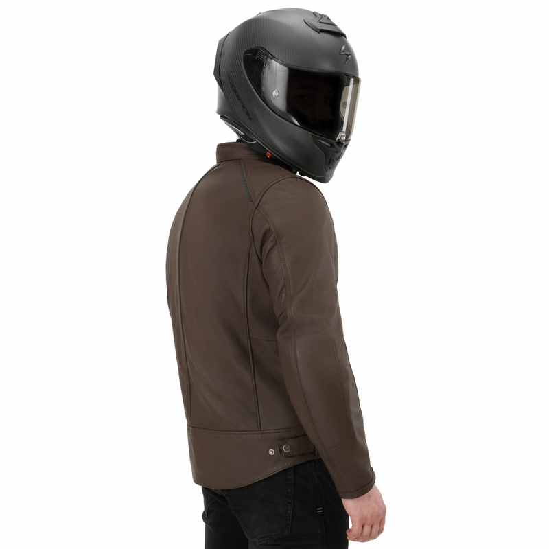 Shima Hunter 3.0 læder motorcykeljakke brun