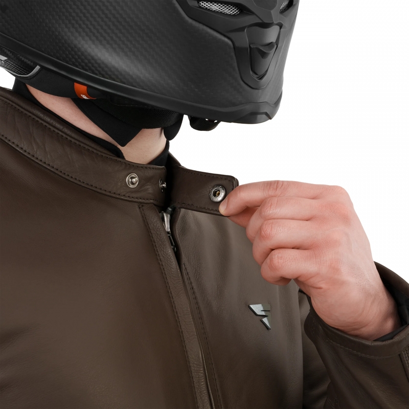 Shima Hunter 3.0 læder motorcykeljakke brun