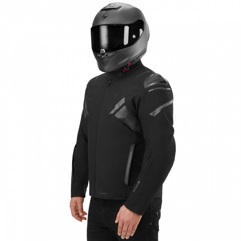 Shima STX motorcykeljakke sort