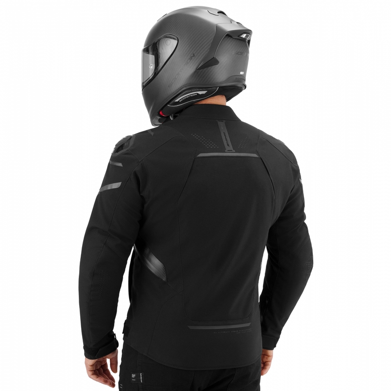 Shima STX motorcykeljakke sort