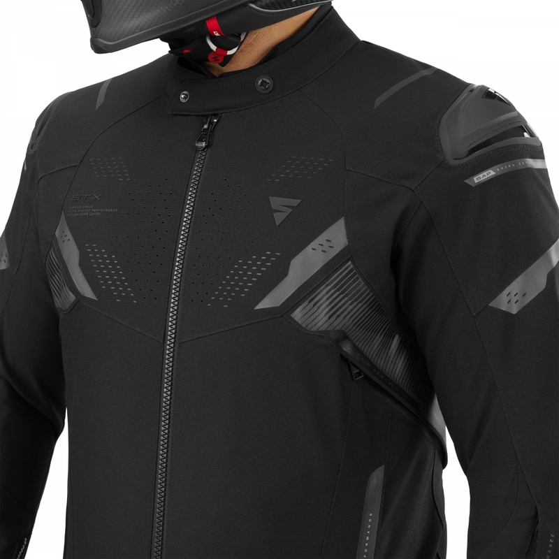 Shima STX motorcykeljakke sort