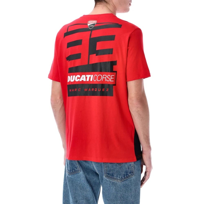 Ducati Corse Marc Marquez T-shirt med logo rød