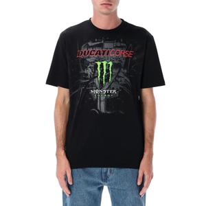 Ducati Corse Monster Energy T-shirt, sort