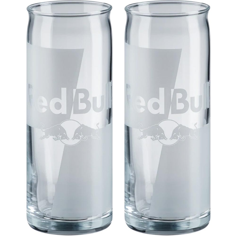 Sæt med Red Bull-glas med logo 2x250 ml