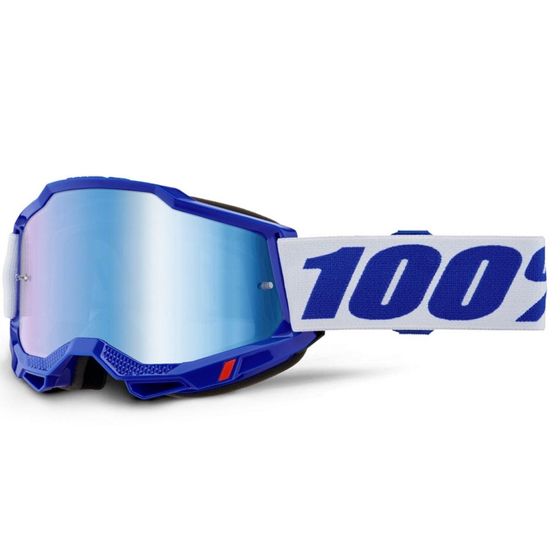 Motocross-briller 100% Accuri 2 blå med blå plexiglas