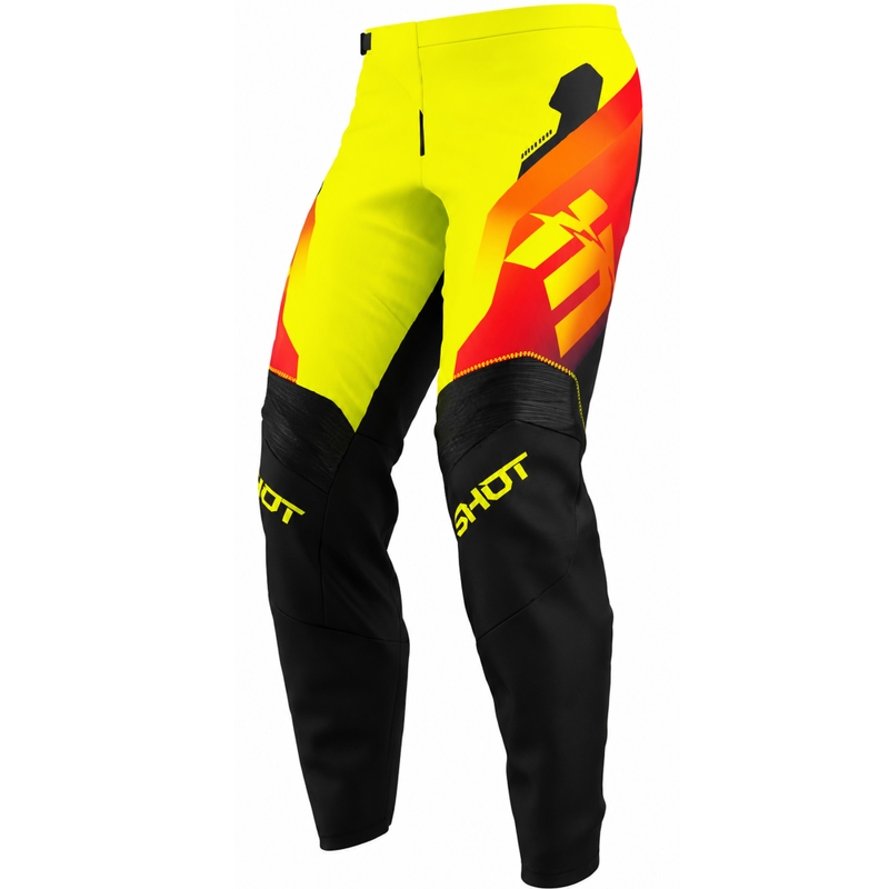 Shot Draw Rocket Børne Motocross Bukser Fluo Gul