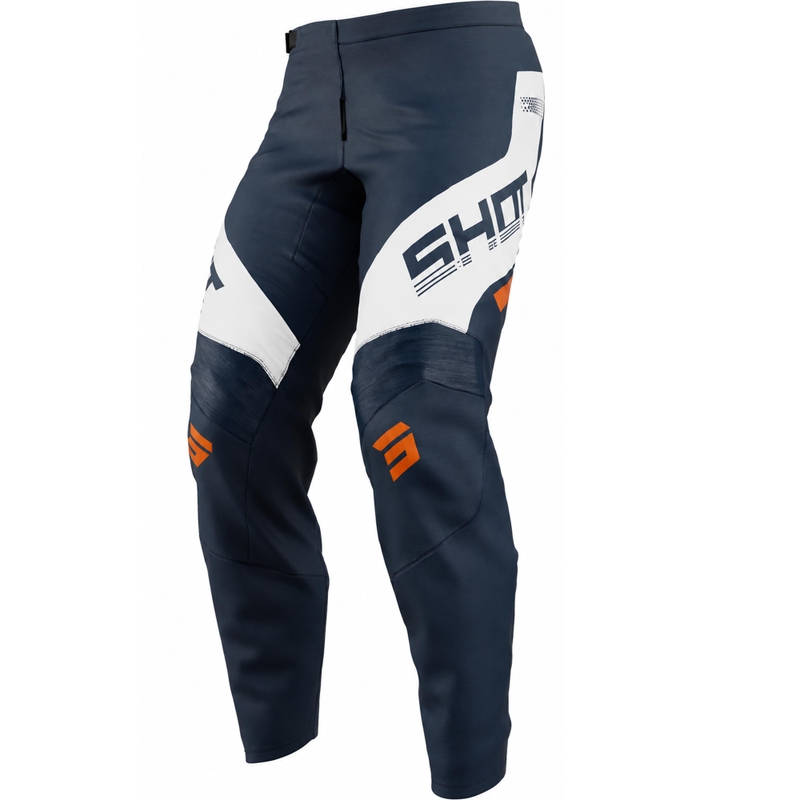 Shot Draw Struck Børne Motocrossbukser Blå-Orange