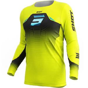 Motocross trøje Shot Aerolite Phase fluo gul