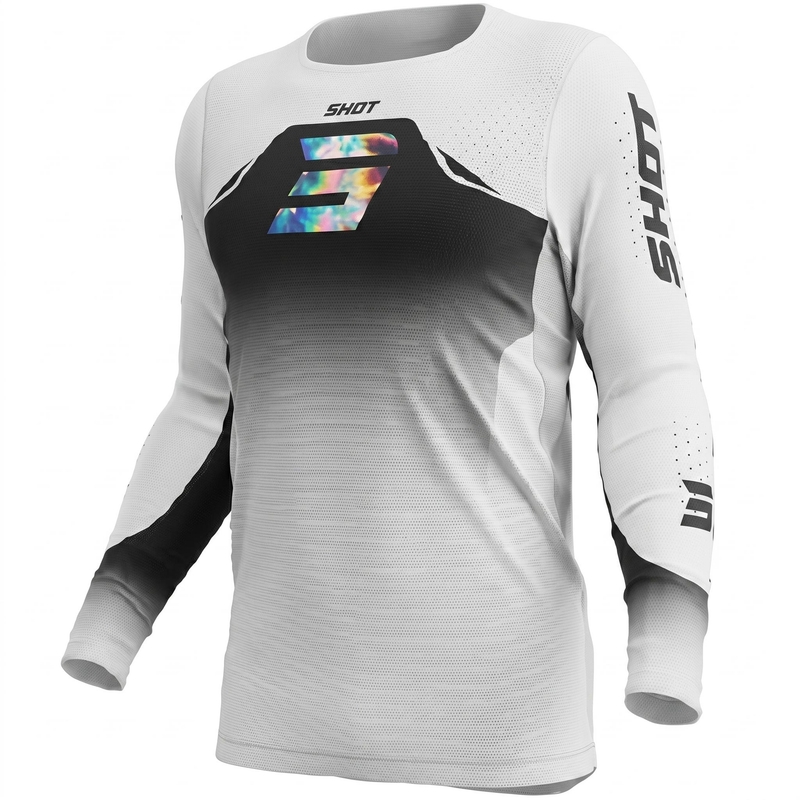 Shot Aerolite Phase motocross trøje hvid