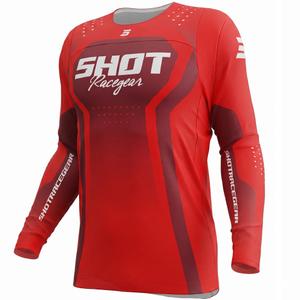 Motocross trøje Shot Contact Stream rød