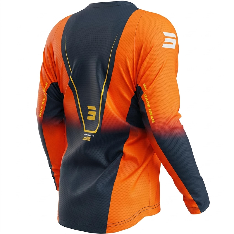 Motocross trøje Shot Devo Future blå-orange