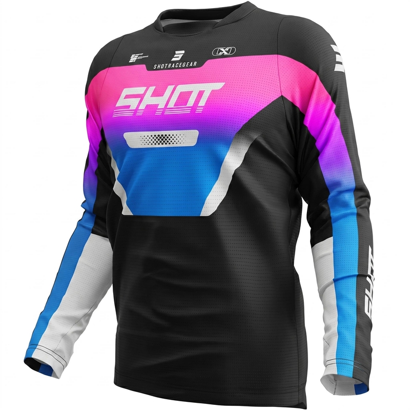Shot Devo Struck motocross trøje pink
