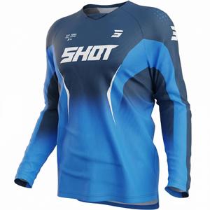 Shot Draw Clash motocross trøje blå