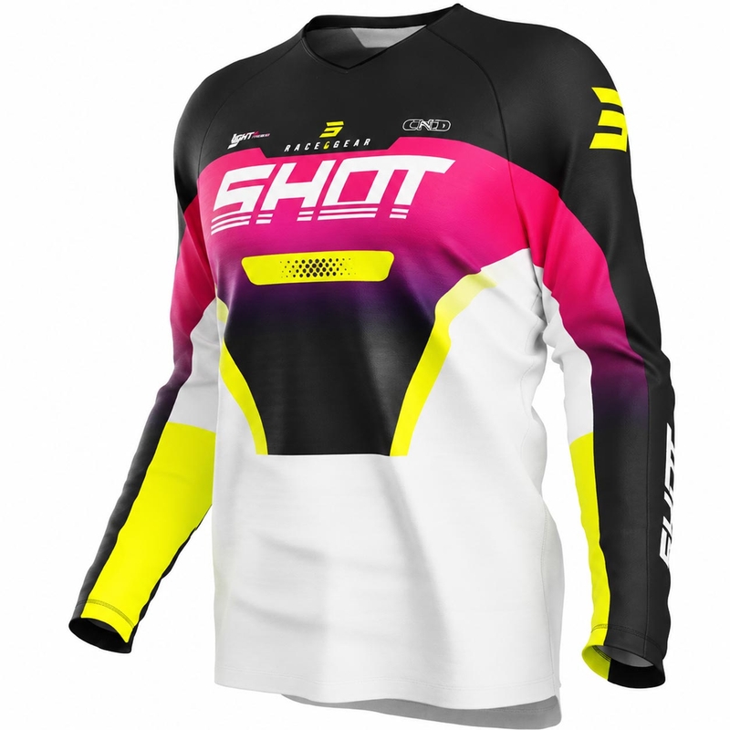 Shot Draw Struck Børne Motocross Trøje Pink