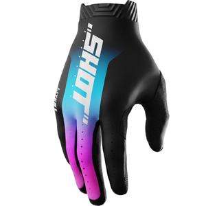 Shot Lite Skin motocrosshandsker blå-pink