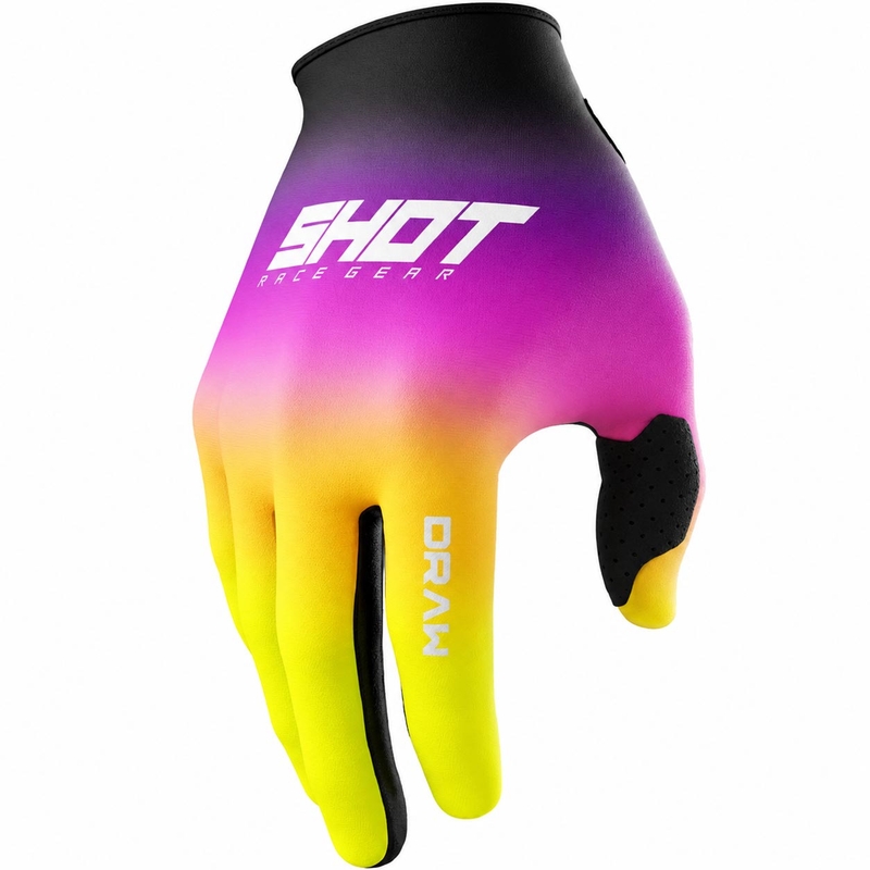 Motocross handsker Shot Draw Shade pink-fluo gul