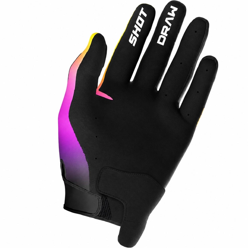 Shot Draw Shade Børn Motocross Handsker Pink-Fluo Gul