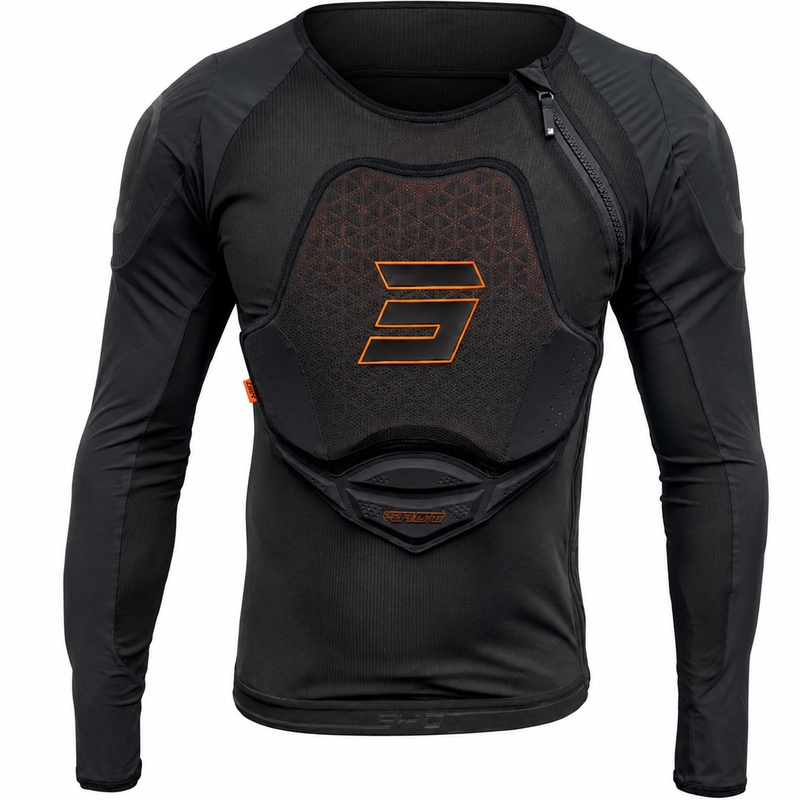 Shot Vest Evo D3O® kropsbeskytter sort